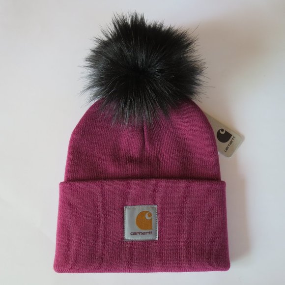 Carhartt Beanie Handmade in USA Pom Cap